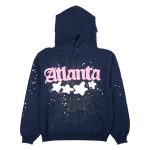 Sp5der Atlanta Hoodie 'Navy'