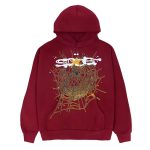 Maroon Sp5der Hoodie