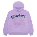 Sp5der Acai Hoodie Purple